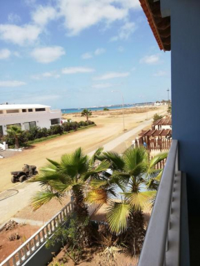 Adult only beachfront 2 bedroom apartment Santa Maria airport pick up, aircon, unlimited wifi ideal for remote working and long stay